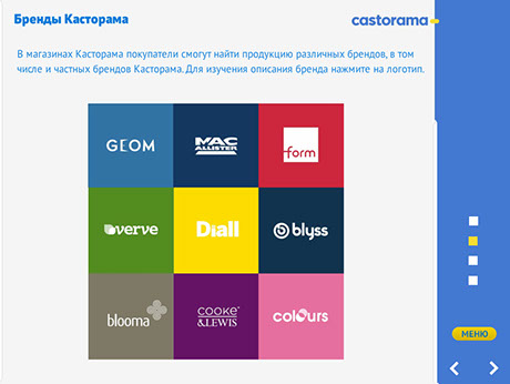 Электронный послайдовый курс «Собственные торговые марки Castorama» - бренды Касторама