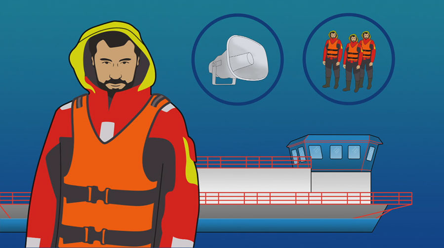 кадр из анимационного видеоролика «План биологической безопасности» для компании «Русское море»