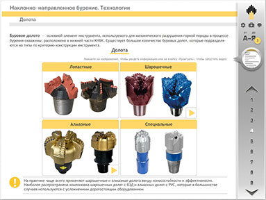 Мультимедийный дистанционный курс для ОАО «НК «РОСНЕФТЬ» «Сопровождение бурения» - долота