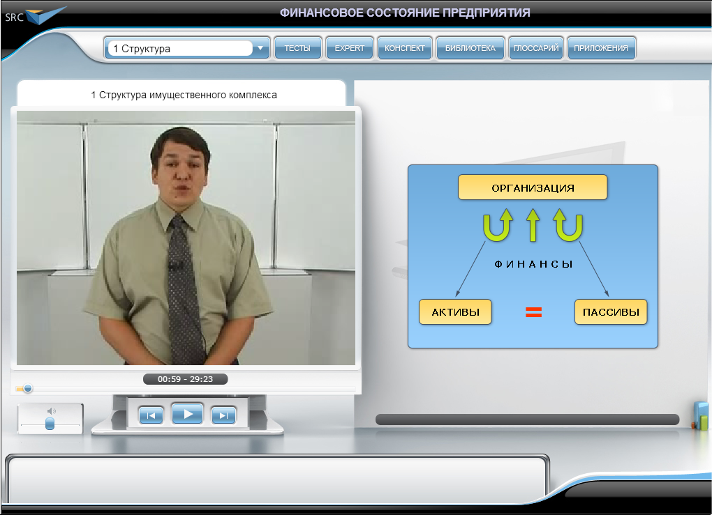 Видеокурс Финансовое состояние предприятия, Видеолекции