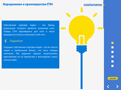 Электронный послайдовый курс «Собственные торговые марки Castorama» - определение и преимущества СТМ
