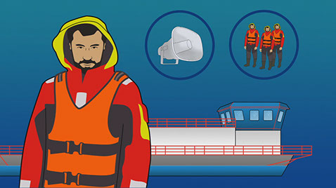 кадр из анимационного видеоролика «План биологической безопасности» для компании «Русское море»