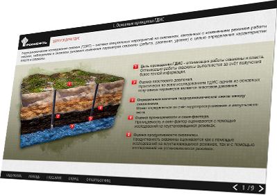 Мультимедийный дистанционный курс для ОАО «НК «РОСНЕФТЬ» «Гидродинамическое исследование скважин» - цели и задачи ГДИС