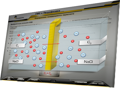Мультимедийный курс для ОАО «НК «РОСНЕФТЬ» «ГИС и Петрофизика» - определение коэффициента пористости