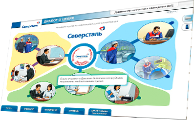 Мультимедийный курс «Диалог о целях» для ПАО «Северсталь» - действия после участия и проведения ДоЦ