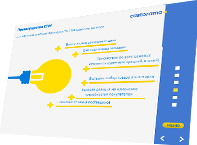 Электронный послайдовый курс «Собственные торговые марки Castorama» - преимущества СТМ