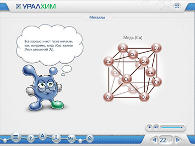 Мультимедийный учебный курс «Химия для нехимиков» для ОАО «ОХК «Уралхим» - металлы